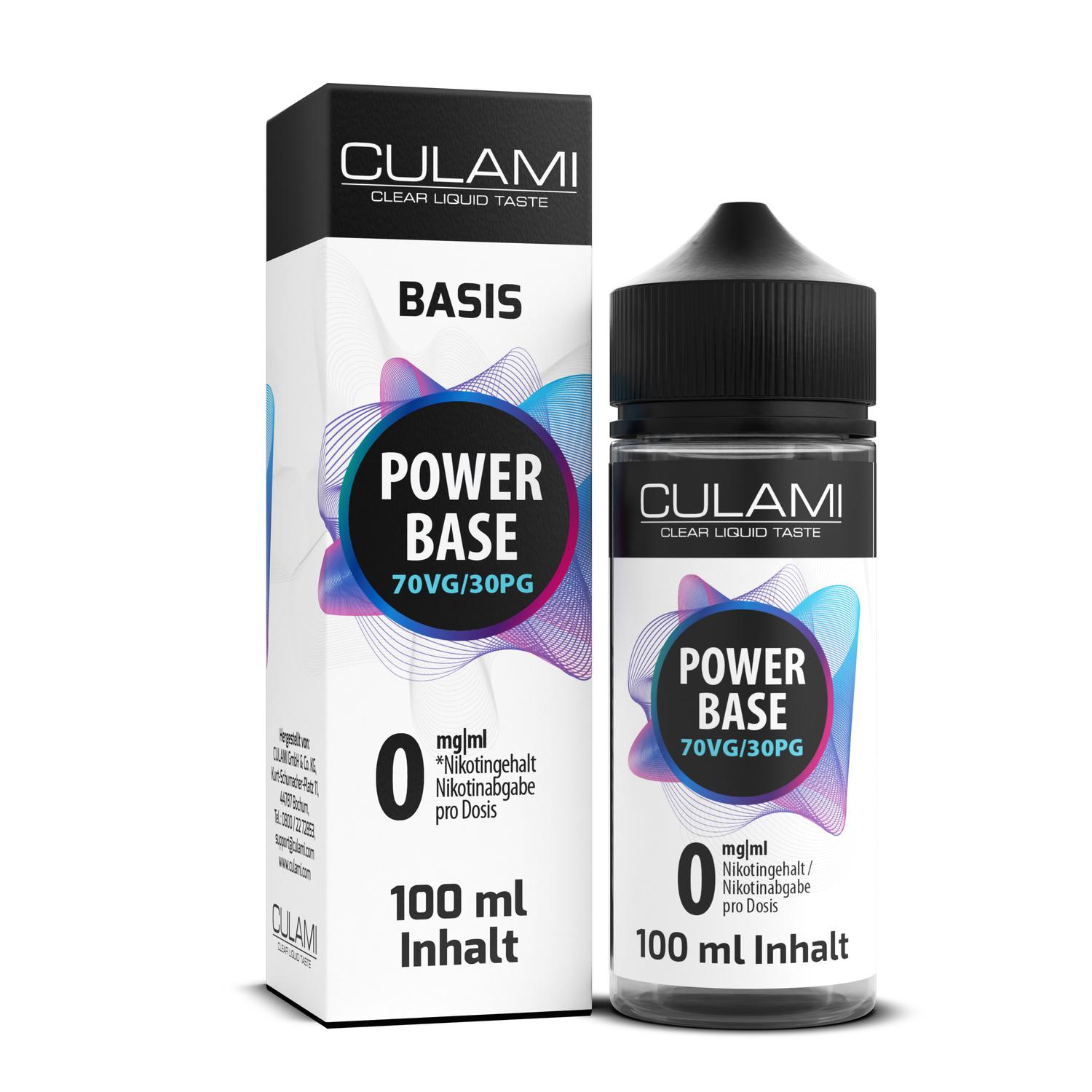 100ml Culami 0mg Basis Liquid 30PG/70VG 100ml Culami 0mg Basis Liquid 30PG/70VG