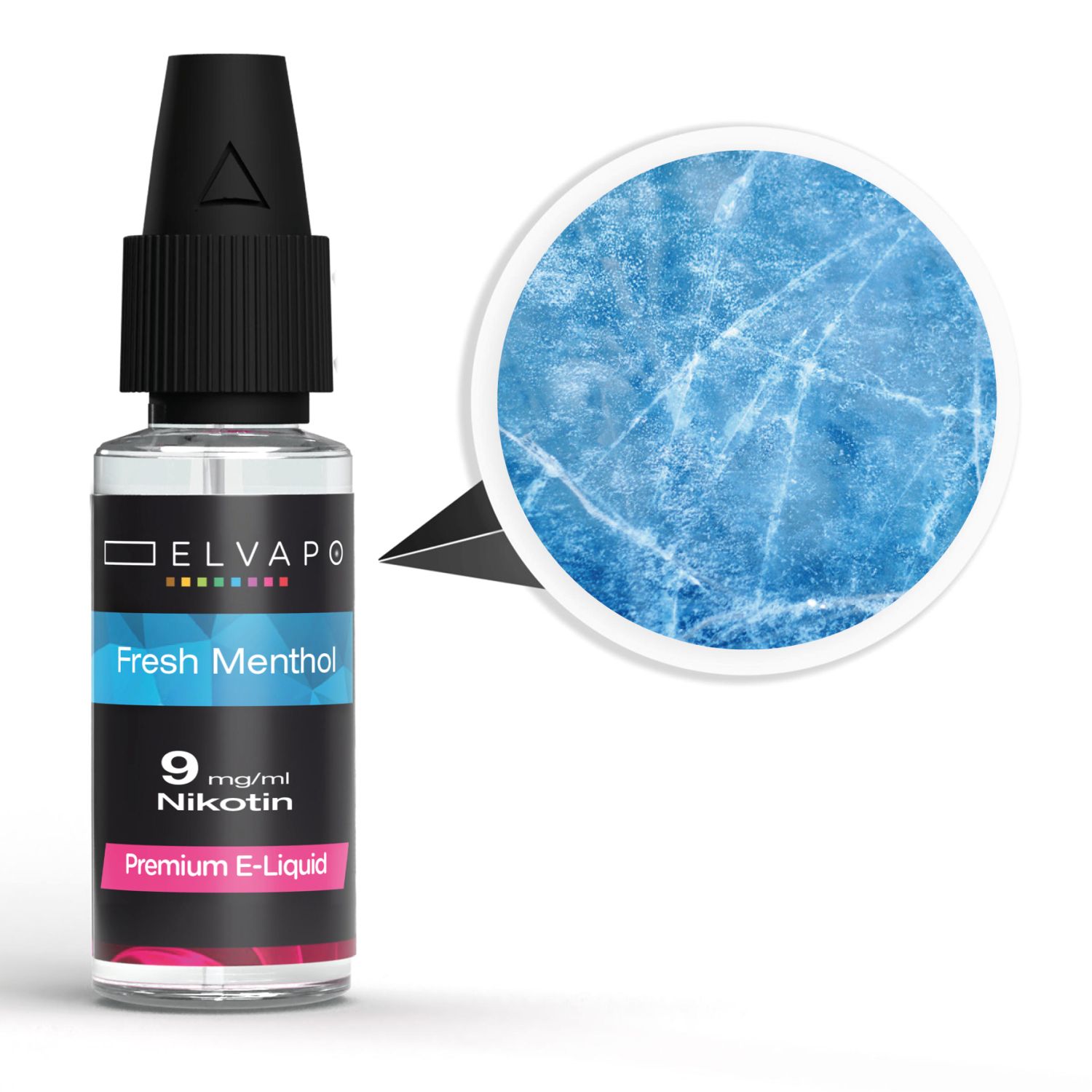 Elvapo_Liquid_Fresh_Menthol_9mg_1500 Elvapo Premium E-Liquid - Fresh Menthol 9mg