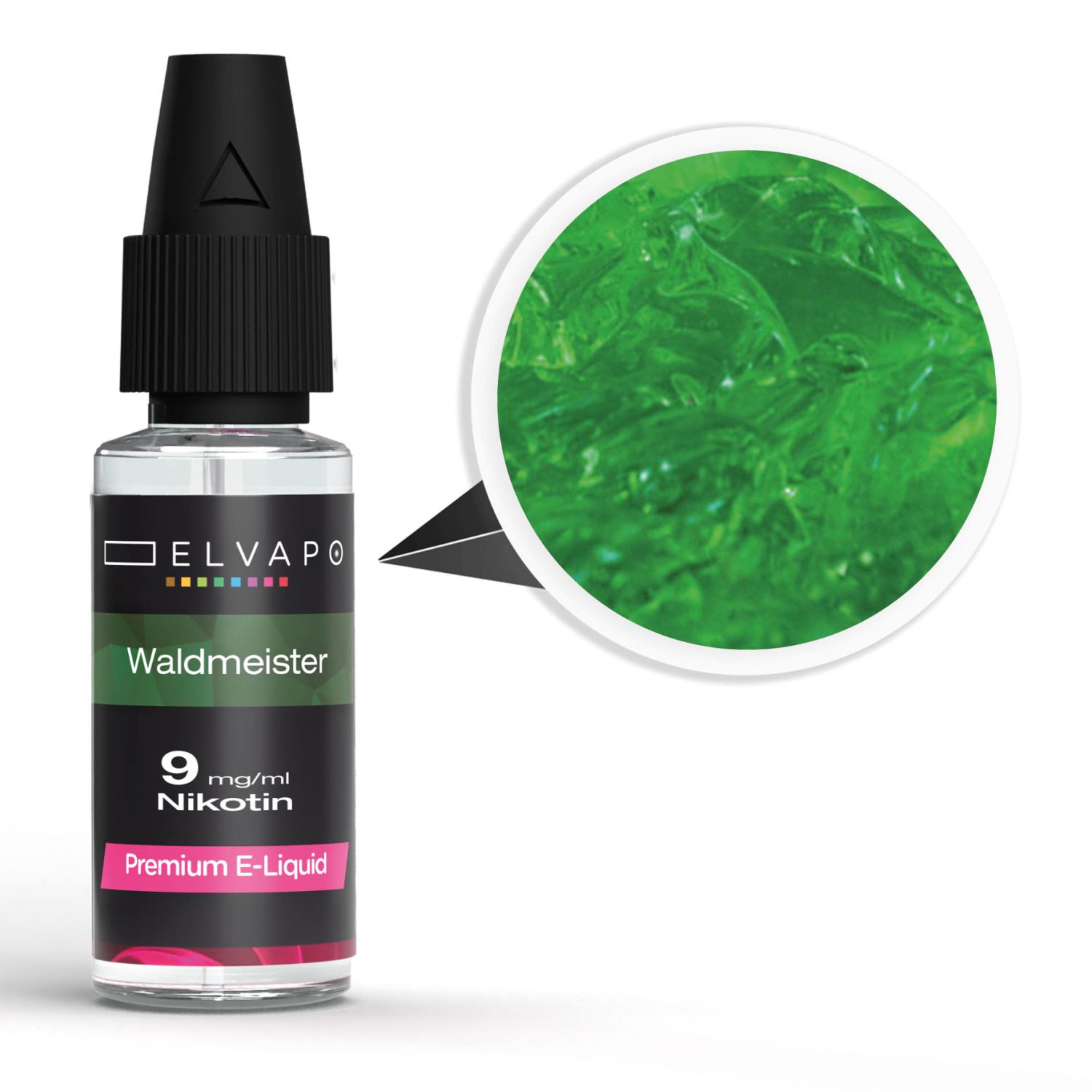 Elvapo_Liquid_Waldmeister_9mg_1500 Elvapo Premium E-Liquid - Waldmeister 9mg