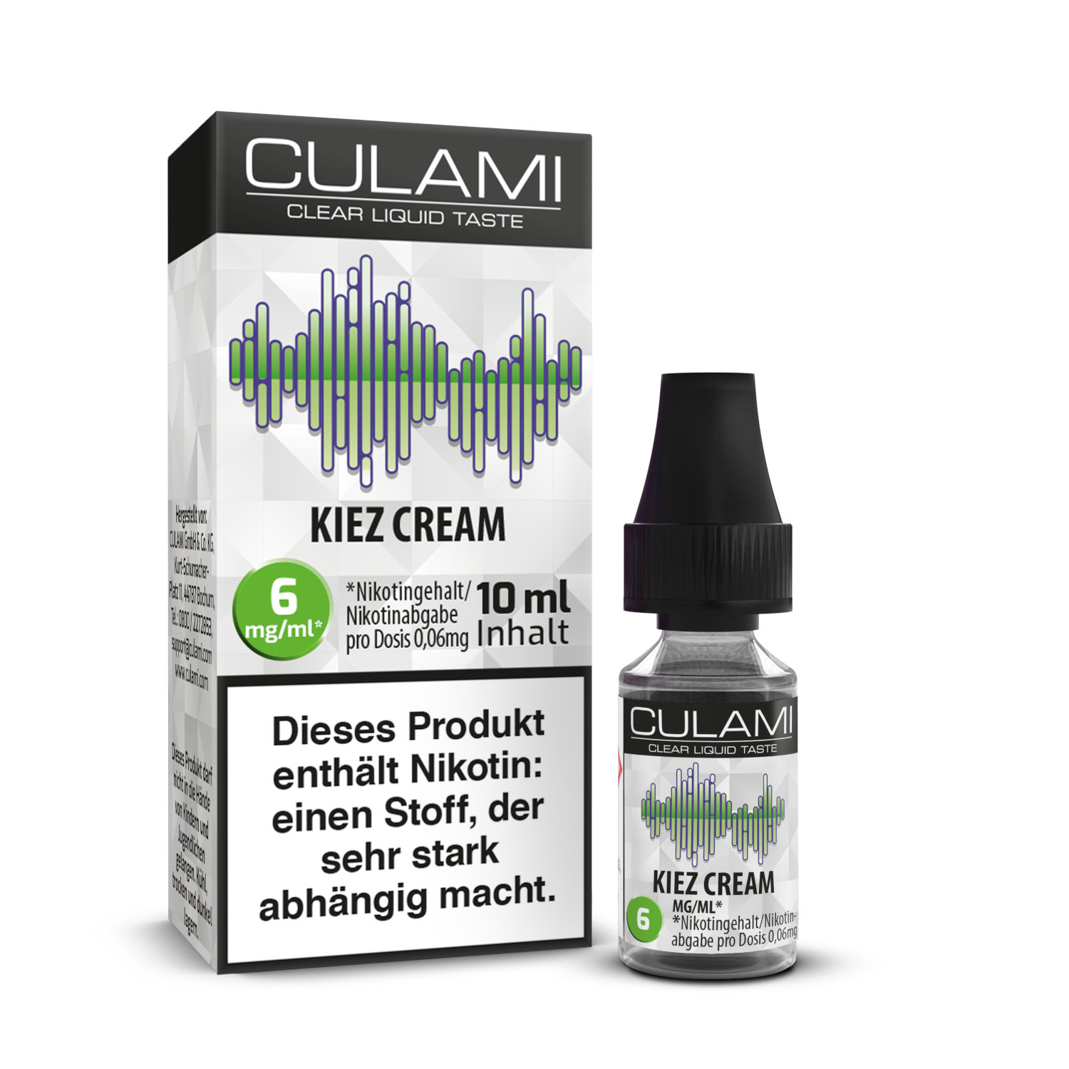 10ml Culami E-Liquid Kiez Cream 6mg 10ml Culami E-Liquid Kiez Cream 6mg