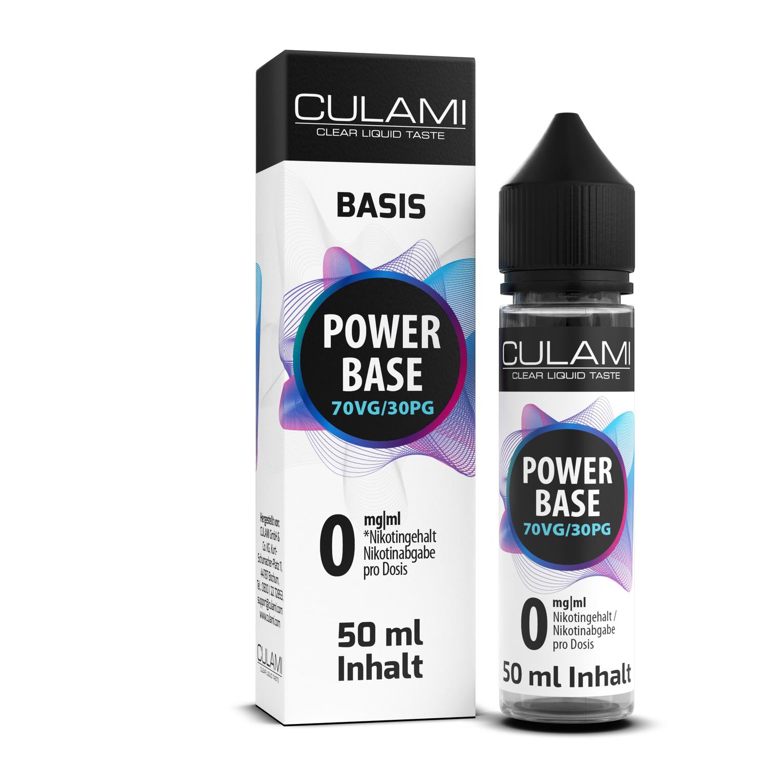 50ml Culami 0mg Basis Liquid 30PG/70VG 50ml Culami 0mg Basis Liquid 30PG/70VG