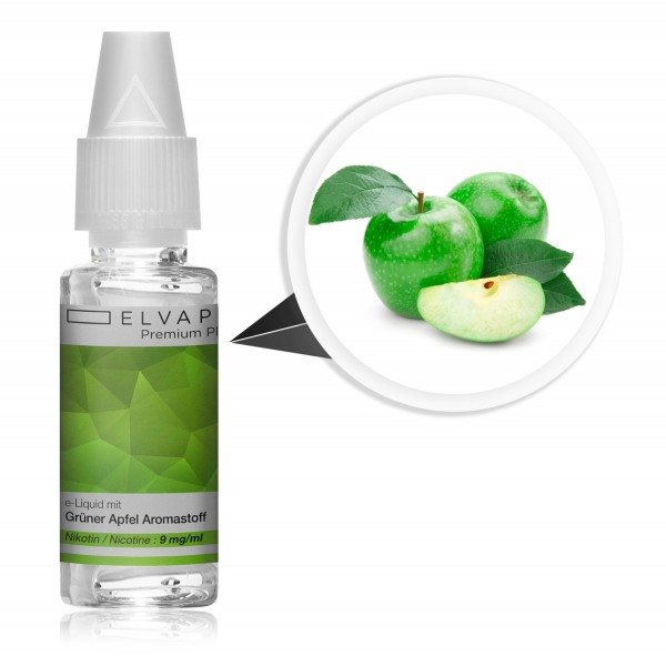 Premium Plus E-Liquid - Grüner Apfel (mit Nikotin)