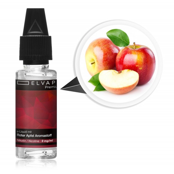 Premium E-Liquid - Roter Apfel (mit Nikotin)