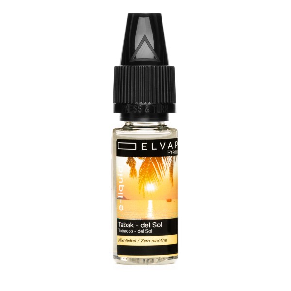 Premium E-Liquid | Tabak - del Sol (ohne Nikotin)