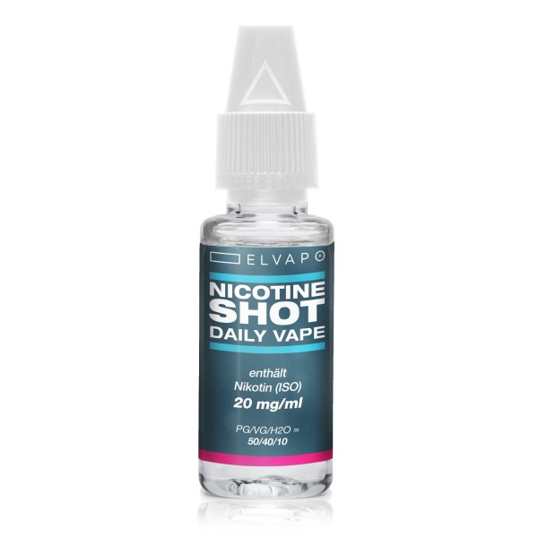 Nikotin-Shot – Daily Vape (PG/VG/H2O=50/40/10, 20mg/ml)
