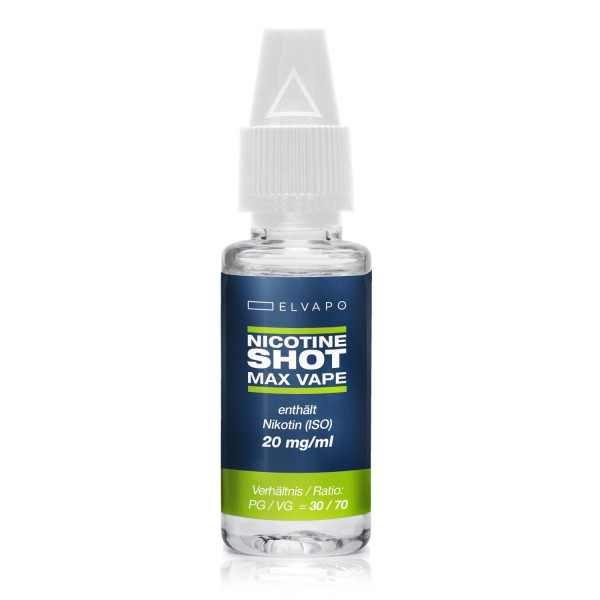 Nikotin-Shot - Max Vape (30PG/70VG, 20mg/ml)