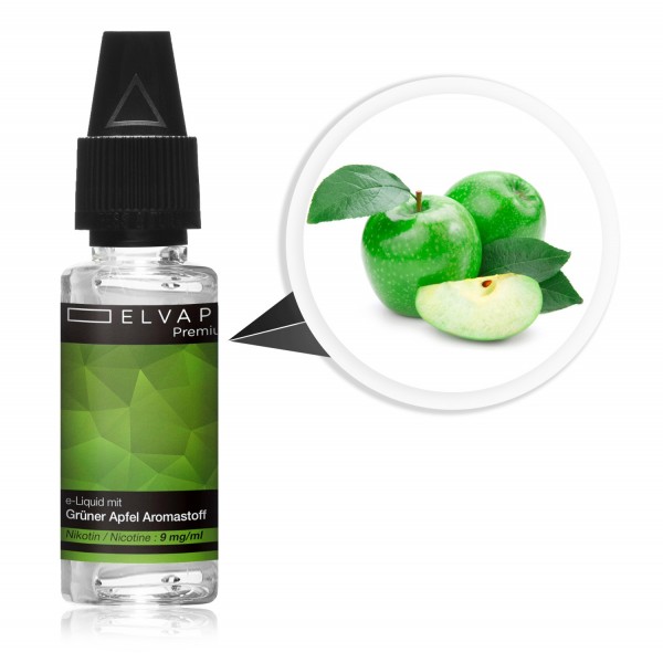 Premium E-Liquid - Grüner Apfel (mit Nikotin)