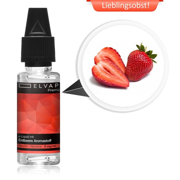 Premium E-Liquid - Erdbeere (mit Nikotin)